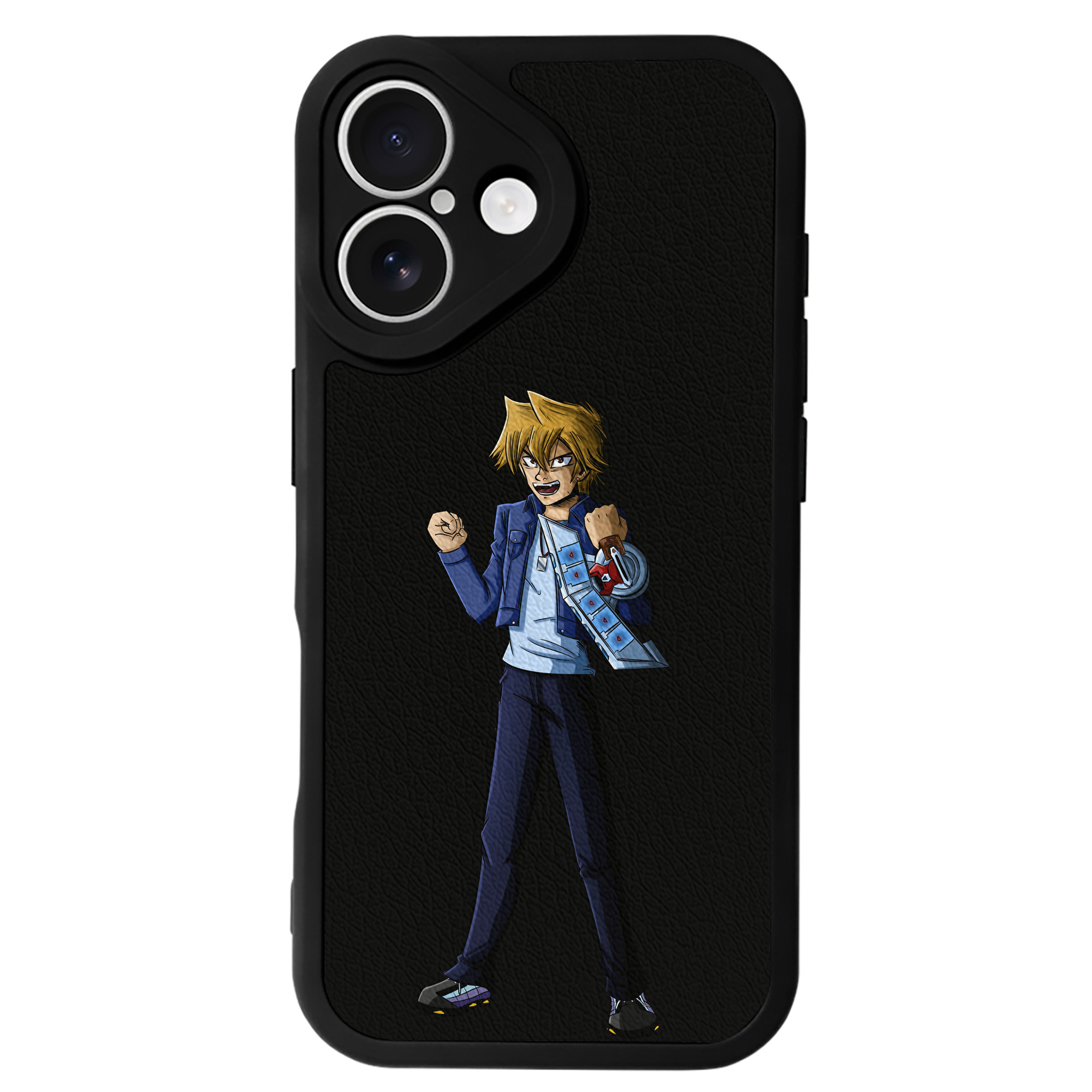 遊☆戯☆王 Yu-Gi-Oh! 【iPhone 16シリーズ対応】シリコンスマホケース（レザー調） 材質：シリコン